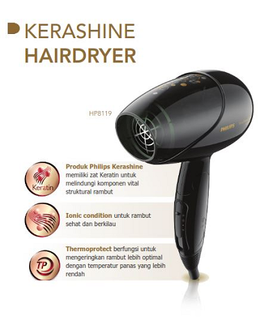 philips kerashine hp8119 pengering rambut hitam lazada philips kerashine hp8119 pengering rambut hitam lazada