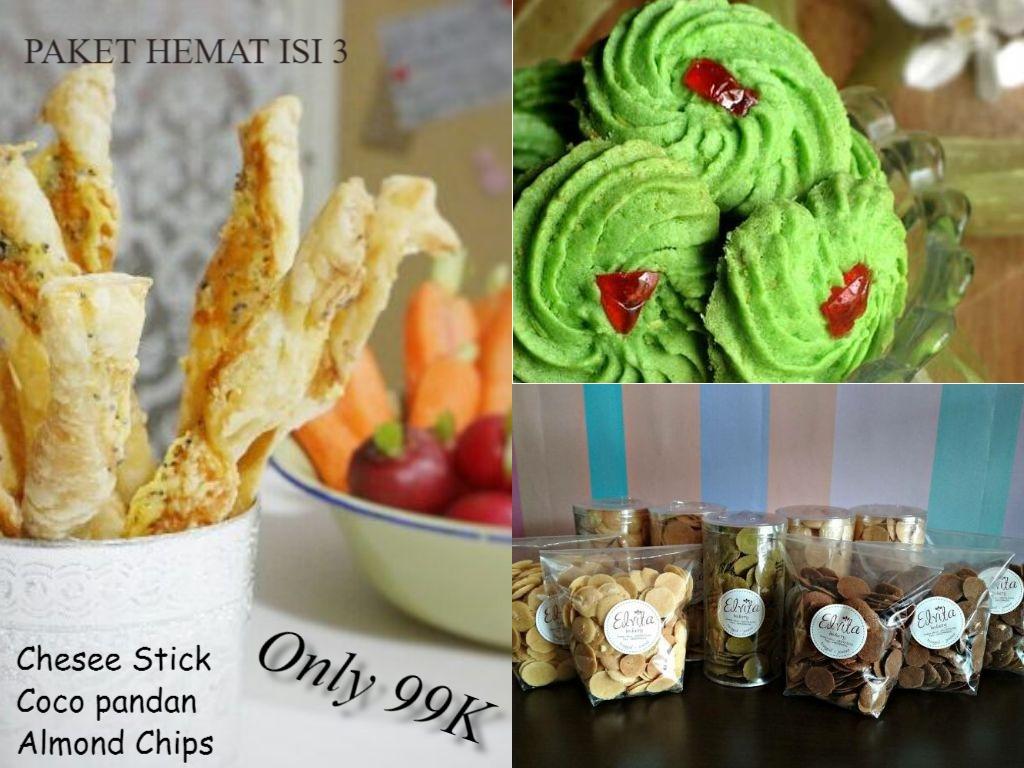 Kue kering Paket Hemat isi 3 / Kue lebaran / makanan / jajan lebaran / toples