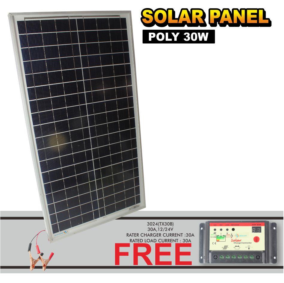 WEITECH Solar Photovoltaic Module / Panel Surya / Poly Solar 30 Watt+ 30A 12 V 24 V Panel Surya Kontroler Pengisi Daya Baterai Timer untuk Lampu WEITECH Solar Photovoltaic Module / Panel Surya / Poly Solar 30 Watt+ 30A 12 V 24 V Panel Surya Kontroler Pengisi Daya Baterai Timer untuk Lampu