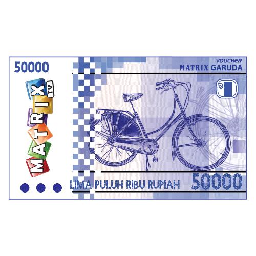 VOUCHER E-WALLET 50.000 MATRIX TV