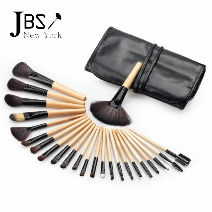 JBS New York FREE ONGKIR makeup Brush Set 24pcs / kuas Makeup Set 24 Pcs - wood/coklat / K001 JBS New York FREE ONGKIR makeup Brush Set 24pcs / kuas Makeup Set 24 Pcs - wood/coklat / K001