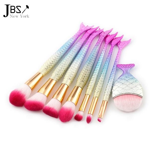 JBS New York Kuas Makeup Brush Set 8 Mermaid Brush Fancy Brush K072 JBS New York Kuas Makeup Brush Set 8 Mermaid Brush Fancy Brush K072