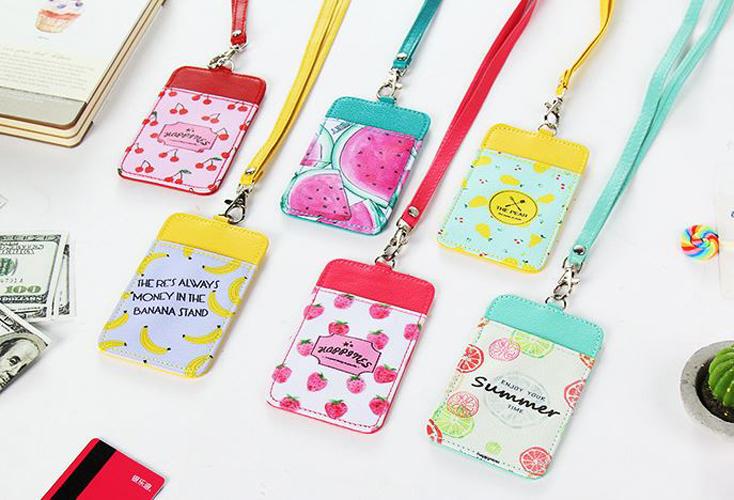 OILA tempat kartu busway ID card case kartun motif buah stationary stk012 OILA tempat kartu busway ID card case kartun motif buah stationary stk012