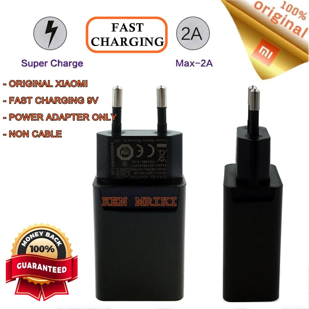 Kepala Charger Xiaomi Fast Charging 9V Power Adapter Only (non cable) for Xiaomi Redmi / Mi Note 5 / Note 6 / Note 7 / Note 8 ORIGINAL 100% Kepala Charger Xiaomi Fast Charging 9V Power Adapter Only (non cable) for Xiaomi Redmi / Mi Note 5 / Note 6 / Note 7 / Note 8 ORIGINAL 100%