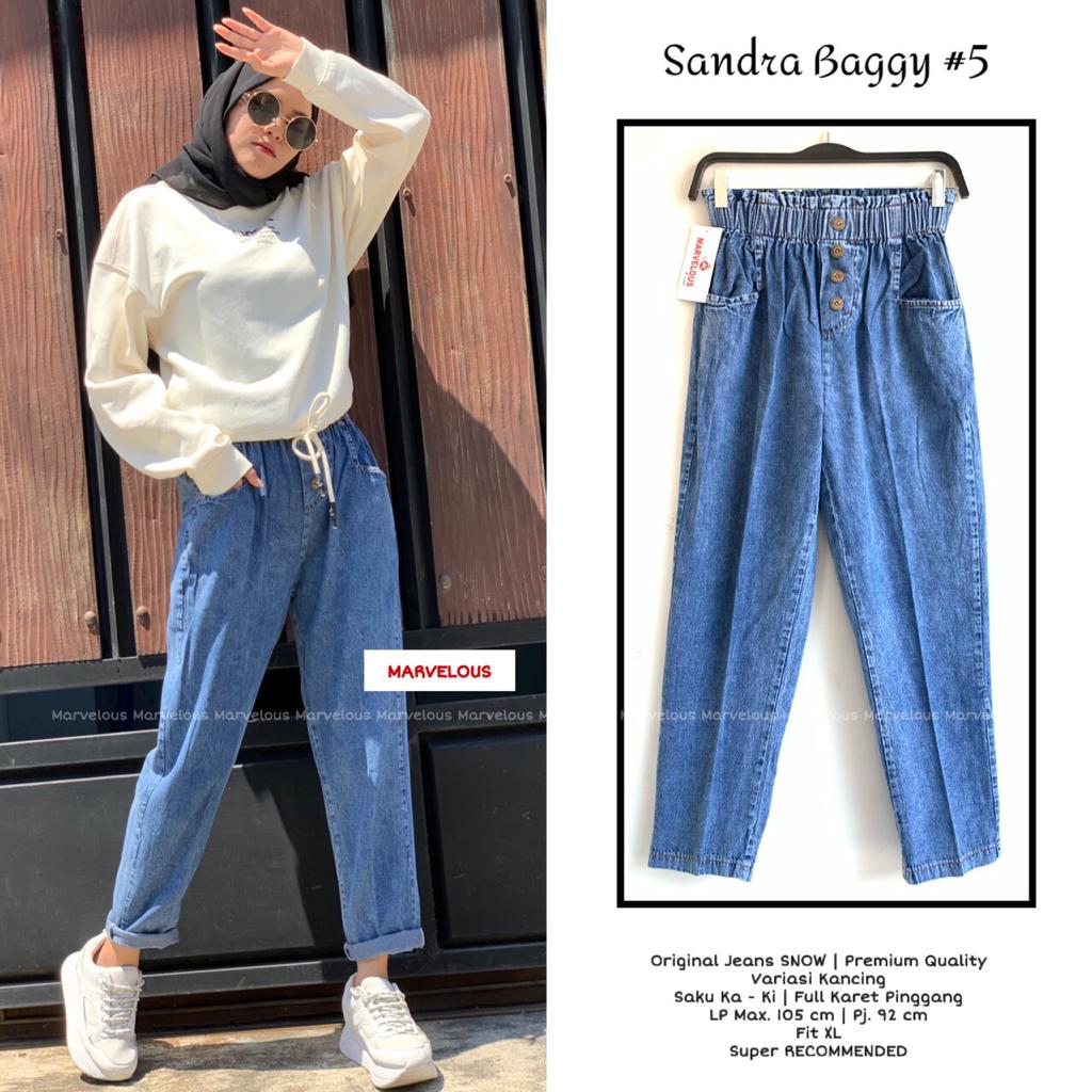 CELANA PANJANG JEANS WANITA SANDRA BAGGY #5 FULL PINGGANG KARET / FASHION WANITA TERBARU CELANA PANJANG JEANS WANITA SANDRA BAGGY #5 FULL PINGGANG KARET / FASHION WANITA TERBARU