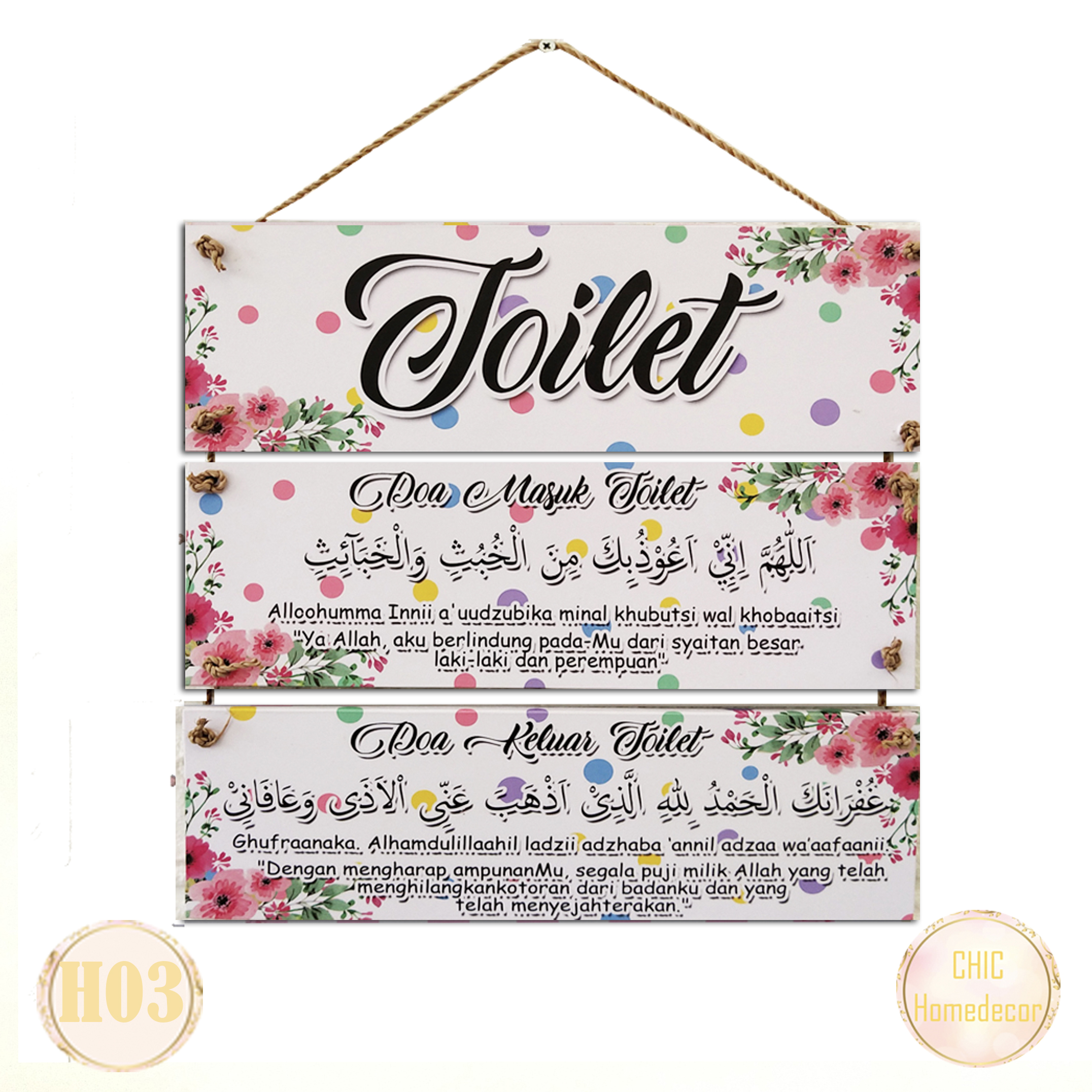 Chic Homedecor Hiasan dinding shabby murah pajangan dinding Hiasan rumah Walldecor unik H03 Chic Homedecor Hiasan dinding shabby murah pajangan dinding Hiasan rumah Walldecor unik H03