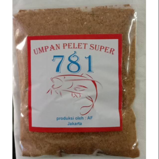 Umpan pancing - pelet 781 - umpan instan untuk segala jenis ikan air tawar cukup diseduh dengan air. Bila perlu tambahka telor dan amisan.trimaksih silahkan diorder Umpan pancing - pelet 781 - umpan instan untuk segala jenis ikan air tawar cukup diseduh dengan air. Bila perlu tambahka telor dan amisan.trimaksih silahkan diorder