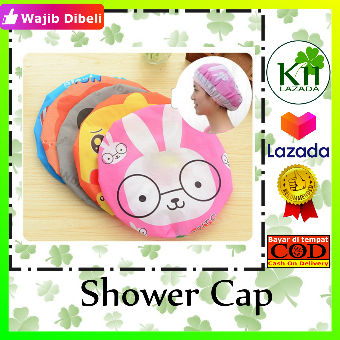 K11 Shower Cap / Penutup Rambut saat Mandi / Shower Cap Anti Rambut Basah K11 Shower Cap / Penutup Rambut saat Mandi / Shower Cap Anti Rambut Basah