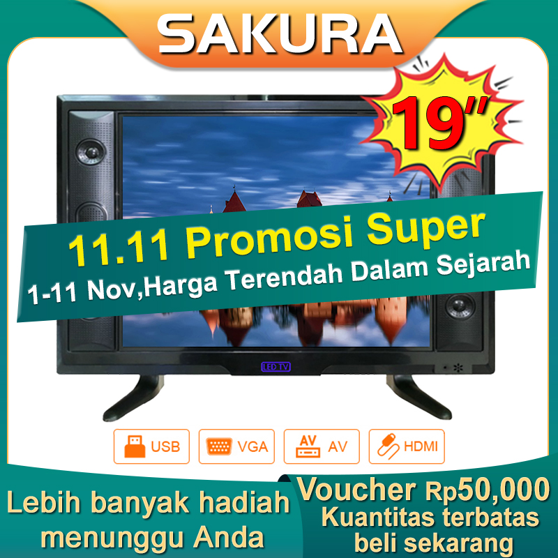 Sakura TV LED 19 inch HD Ready Televisi Murah (TCLG-S19E) Sakura TV LED 19 inch HD Ready Televisi Murah (TCLG-S19E)
