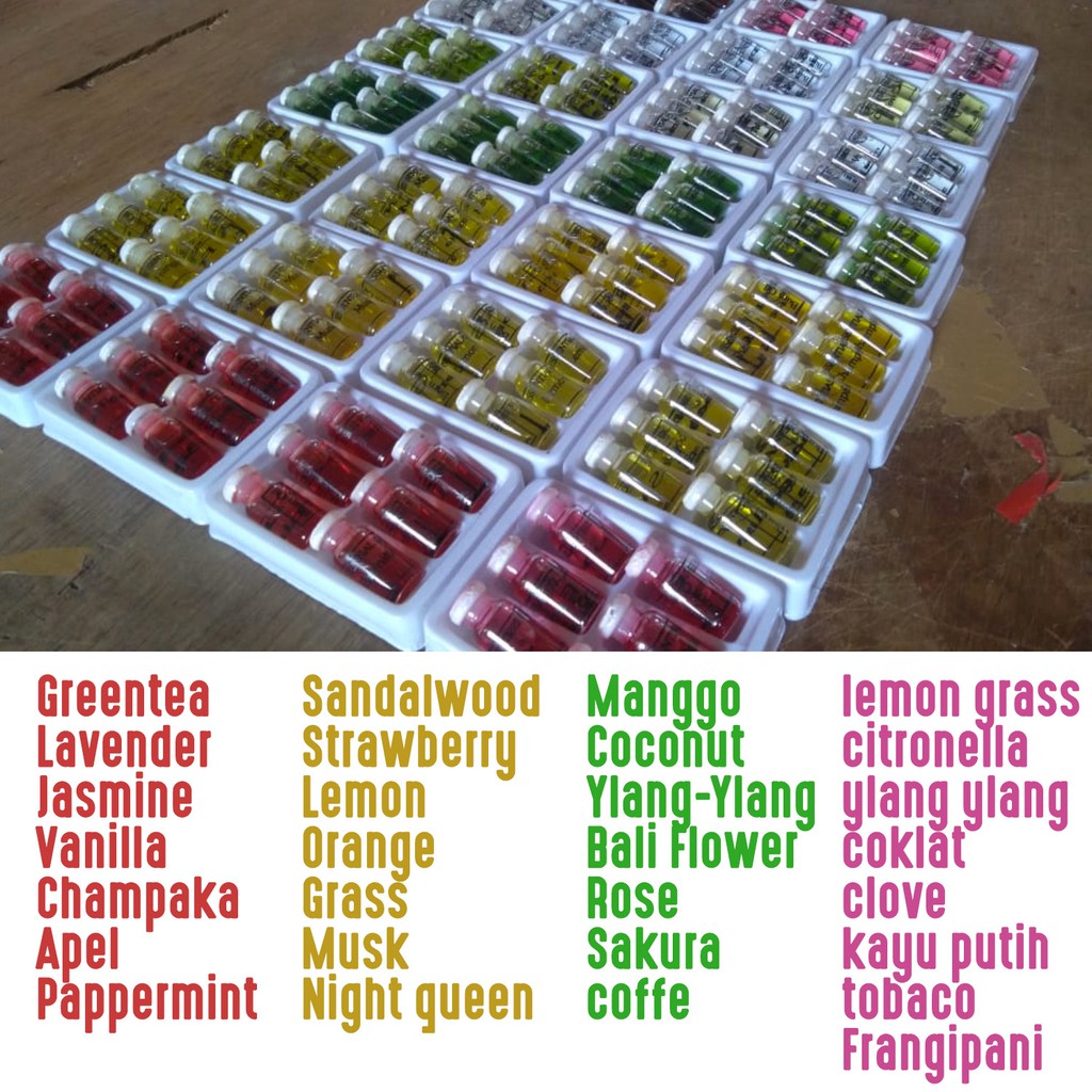 Minyak aromaterapi 28 aroma 3 ml utk difuser humidifier essential oil tungku bakar beli gratis 1 terlaris Minyak aromaterapi 28 aroma 3 ml utk difuser humidifier essential oil tungku bakar beli gratis 1 terlaris