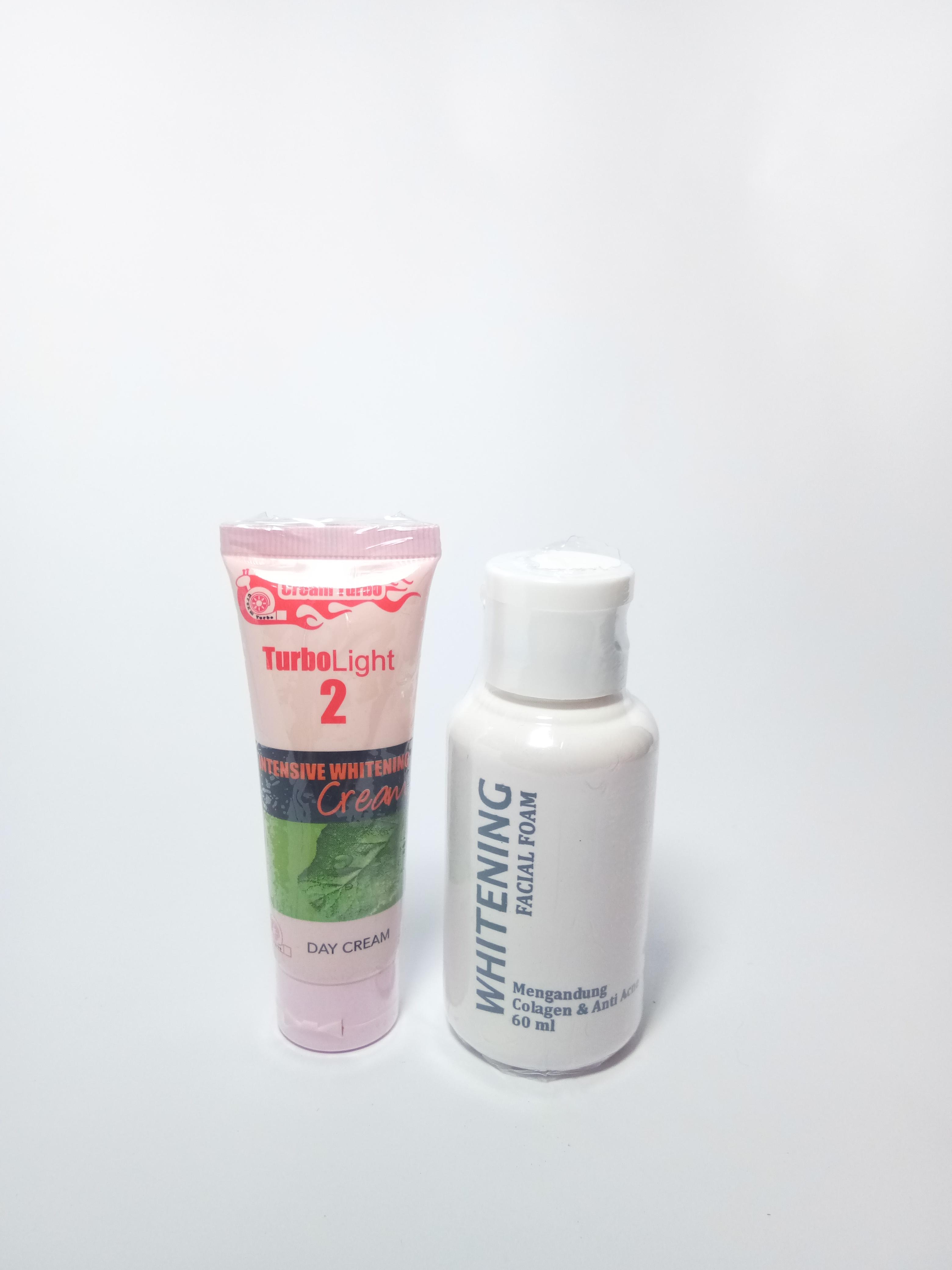 PAKET HEMAT TURBO CREAM DAY NO.2 PLUS SABUN 60 ML PAKET HEMAT TURBO CREAM DAY NO.2 PLUS SABUN 60 ML