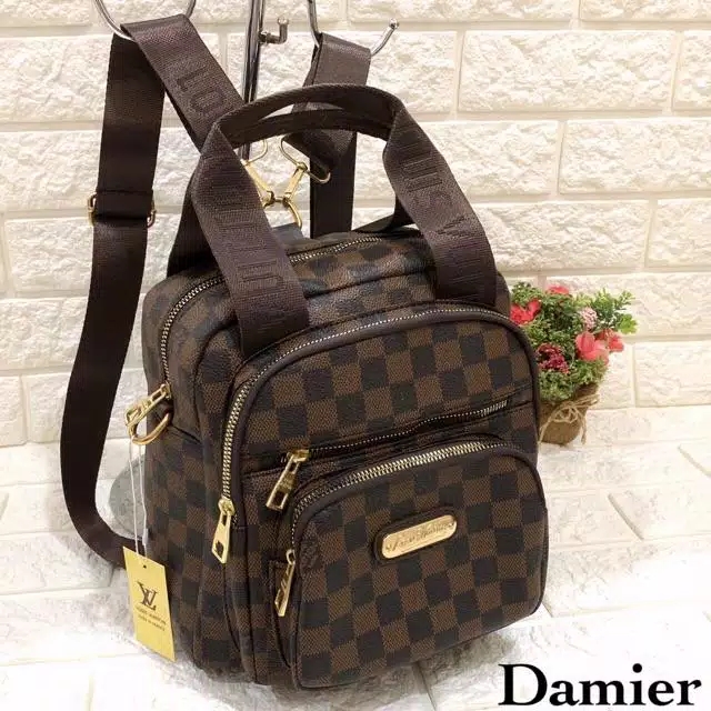RANSEL LV DAKOTA MULTIFUNGSI DOUBLE STRAP RANSEL IMPORT QUALITAS SUPER TAS PUNGGUNG WANITA RANSEL LV DAKOTA MULTIFUNGSI DOUBLE STRAP RANSEL IMPORT QUALITAS SUPER TAS PUNGGUNG WANITA