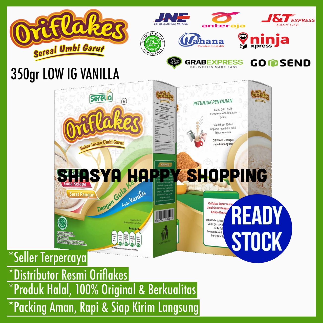 Oriflakes Low Ig 350 gram - VANILA - Sereal sehat umbi garut khusus diabetes meredakan asam lambung maag Gerd gastro kembung Oriflakes Low Ig 350 gram - VANILA - Sereal sehat umbi garut khusus diabetes meredakan asam lambung maag Gerd gastro kembung