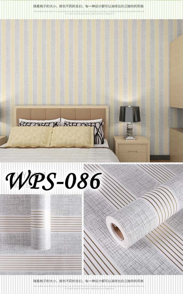 PROMO Wallpaper Sticker PUTIH ABU GARIS GOLD WPS086 Wallpaper Stiker Dinding Kamar Ruang Tamu Dapur Dekorasi Rumah Modern Minimalis Jual Wallpaper Import Murah Bisa Bayar Di Tempat PROMO Wallpaper Sticker PUTIH ABU GARIS GOLD WPS086 Wallpaper Stiker Dinding Kamar Ruang Tamu Dapur Dekorasi Rumah Modern Minimalis Jual Wallpaper Import Murah Bisa Bayar Di Tempat
