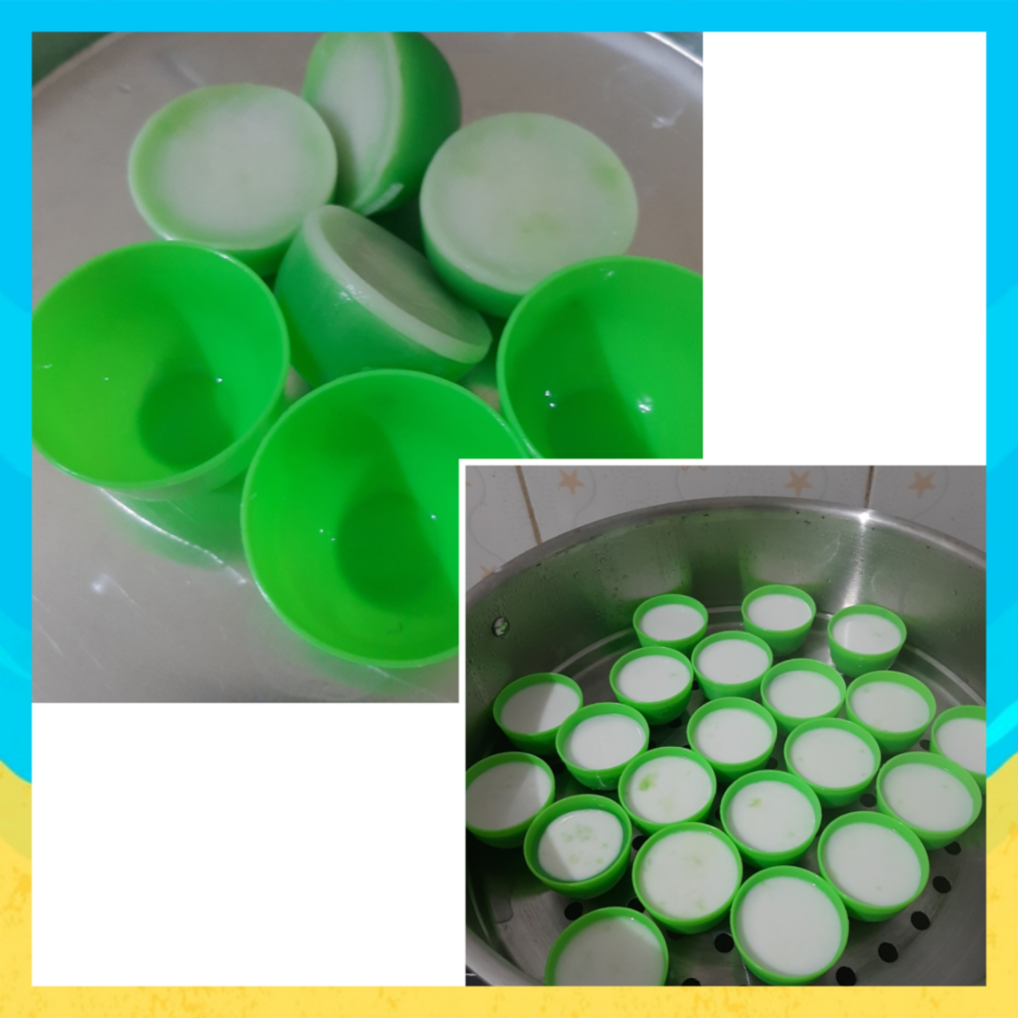 12 Pcs Cetakan Kue Talam Besar 5 cm Cetakan Kue Apem Puding Telor Ceplok Cucing Talam Ubi Hijau/Merah 12 Pcs Cetakan Kue Talam Besar 5 cm Cetakan Kue Apem Puding Telor Ceplok Cucing Talam Ubi Hijau/Merah