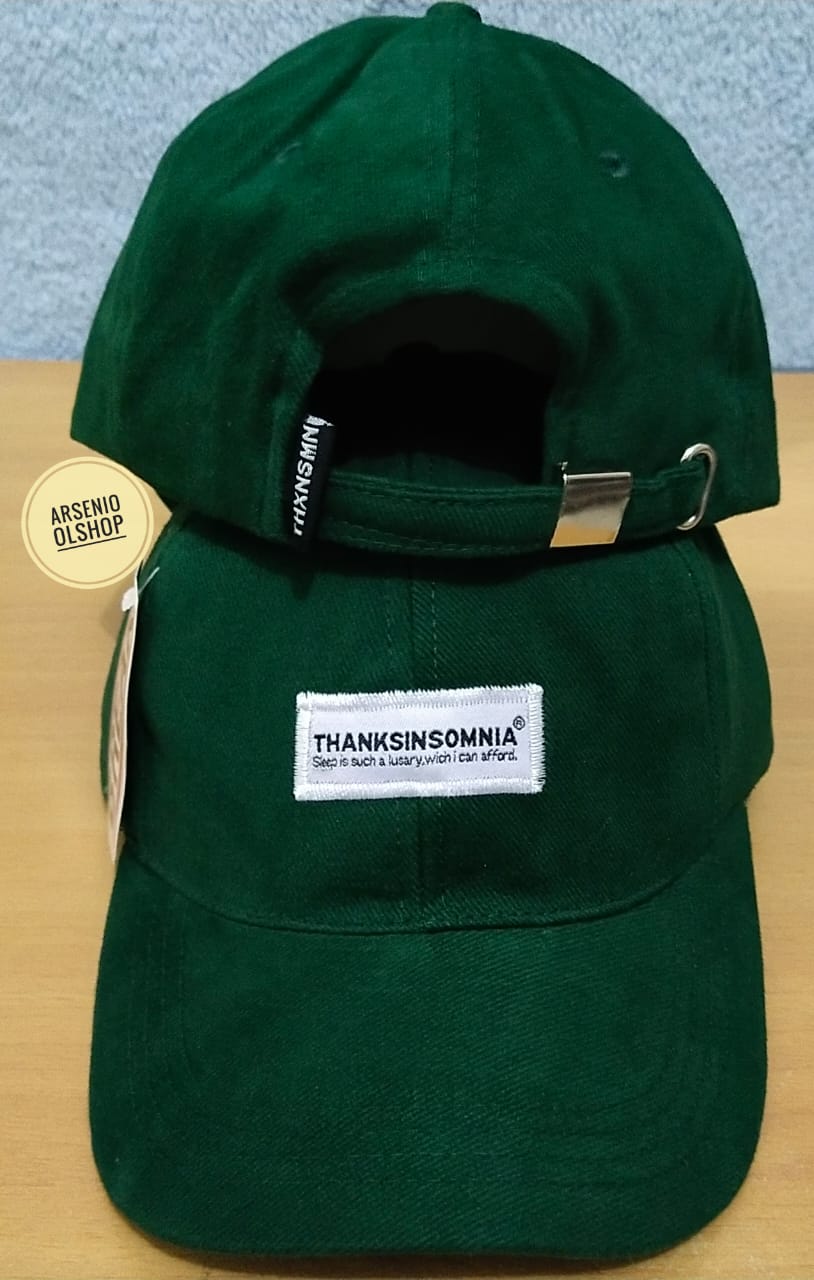 Topi Distro thanksinsomnia pria/Topi Original premium clip besi anti karat dan berkualitas Topi Distro thanksinsomnia pria/Topi Original premium clip besi anti karat dan berkualitas