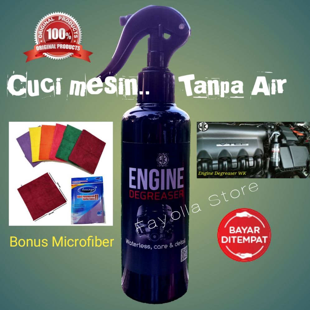 Engine Degreaser bonus microfiber-Cuci Mesin-Pembersih Mesin Mobil-Pembersih Kerak Mesin Engine Degreaser bonus microfiber-Cuci Mesin-Pembersih Mesin Mobil-Pembersih Kerak Mesin