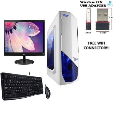 FREE WIFI!!! Paket NEW PC KOMPUTER RAKITAN INTEL I7 GTX750TI 2GB DDR5 RAM 8GB + Monitor LG 20 + Keyboard Mouse GAMING PUBG FORTNITE GTA V PES 19 FREE WIFI!!! Paket NEW PC KOMPUTER RAKITAN INTEL I7 GTX750TI 2GB DDR5 RAM 8GB + Monitor LG 20 + Keyboard Mouse GAMING PUBG FORTNITE GTA V PES 19