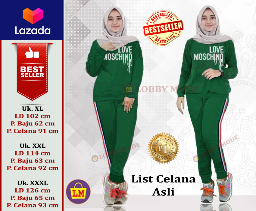 LM 02552 02656 02760 02864 SETELAN TRAINING Pakaian Baju & Celana Olahraga Senam Wanita Model TerbaruTerkiniTermurah dan Terlaris L XL XXL XXXL LM 02552 02656 02760 02864 SETELAN TRAINING Pakaian Baju & Celana Olahraga Senam Wanita Model TerbaruTerkiniTermurah dan Terlaris L XL XXL XXXL