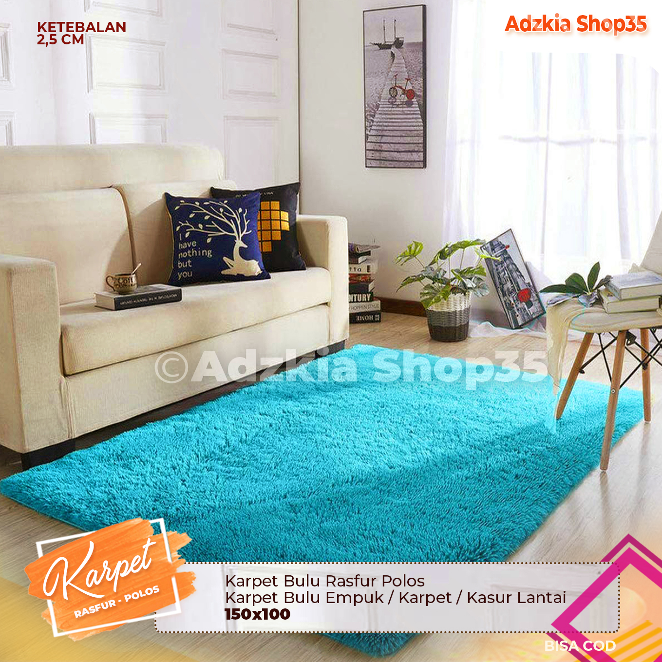 Karpet Bulu Rasfur Polos 150x100 / Karpet Bulu Empuk / Karpet / Kasur Lantai / keseluruhan 25CM + bulu rasfur_adzkia35 Karpet Bulu Rasfur Polos 150x100 / Karpet Bulu Empuk / Karpet / Kasur Lantai / keseluruhan 25CM + bulu rasfur_adzkia35