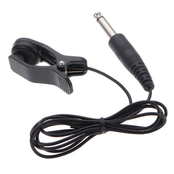 Universal General Gitar Akustik Clip On Pickup Piezo Kontak Mikrofon Hitam- Intl