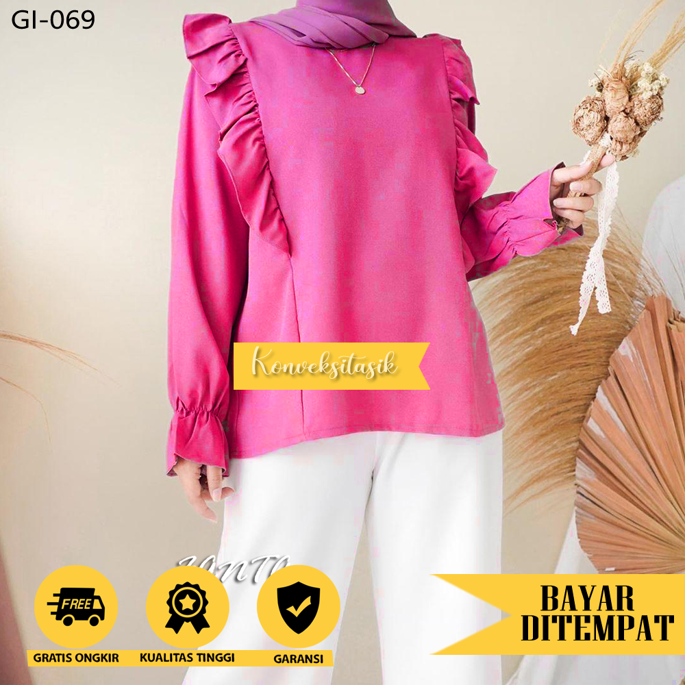 Kokveksi Tasik BLOUSE DIXEY RUFFELE WANITA | BLUS WANITA | BAJU ATASAN BLOUSE | BAJU ATASAN BLOUSE WANITA | BLOUSE CEWE | ATASAN BLUSH Kokveksi Tasik BLOUSE DIXEY RUFFELE WANITA | BLUS WANITA | BAJU ATASAN BLOUSE | BAJU ATASAN BLOUSE WANITA | BLOUSE CEWE | ATASAN BLUSH