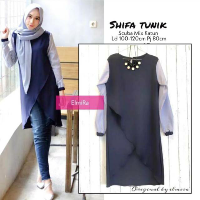TUNIK SHIFA BY ELMIRA / SHIFA TUNIC / TUNIK BAHAN SCUBA IMPORT / BAJU ATASAN WANITA MUSLIM / TUNIK WANITA MUSLIMAH KEKINIAN / BAJU WANITA TUNIK TERBARU 2020 / TUNIK WANITA TERBARU 2020 / BAJU ATASAN WANITA TERBARU 2020 / BAJU ATASAN WANITA LENGAN PANJANG TUNIK SHIFA BY ELMIRA / SHIFA TUNIC / TUNIK BAHAN SCUBA IMPORT / BAJU ATASAN WANITA MUSLIM / TUNIK WANITA MUSLIMAH KEKINIAN / BAJU WANITA TUNIK TERBARU 2020 / TUNIK WANITA TERBARU 2020 / BAJU ATASAN WANITA TERBARU 2020 / BAJU ATASAN WANITA LENGAN PANJANG