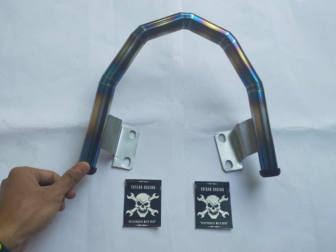 (PROMO) BEHEL/PEGANGAN BELAKANG HONDA VARIO STAINLESS STELL TWOTONE VARIASI THAILOOK (PROMO) BEHEL/PEGANGAN BELAKANG HONDA VARIO STAINLESS STELL TWOTONE VARIASI THAILOOK