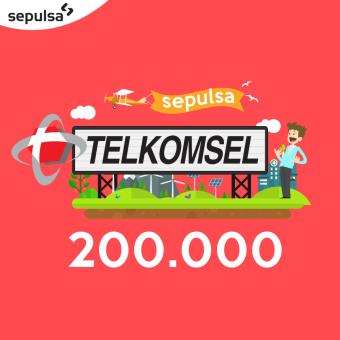 Telkomsel Pulsa 200.000 (Max. 1 kali Pembelian Per Nomor Handphone)