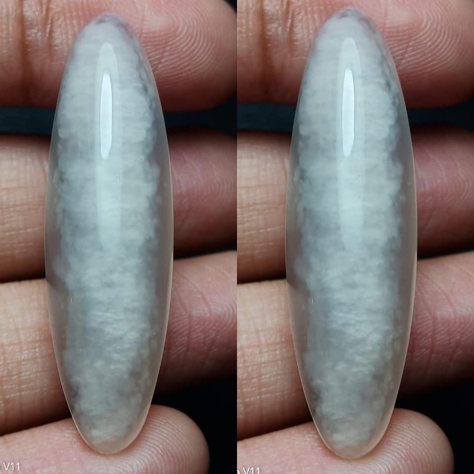 Batu Akik Pandan Kapas Semu Oli B318 Batu Akik Pandan Kapas Semu Oli B318