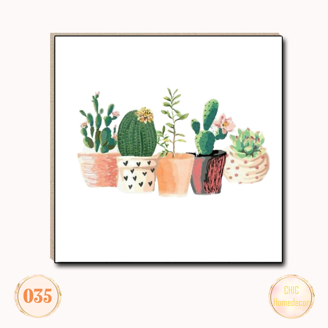 Chic Homedecor Hiasan dinding murah pajangan dinding shabby Hiasan rumah motif kaktus O35 Chic Homedecor Hiasan dinding murah pajangan dinding shabby Hiasan rumah motif kaktus O35