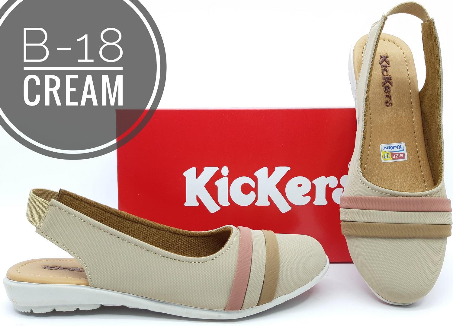 Fashion Sepatu Sandal Wanita Bahan Sintetis Merk Kickers Kode B-18 Fashion Sepatu Sandal Wanita Bahan Sintetis Merk Kickers Kode B-18