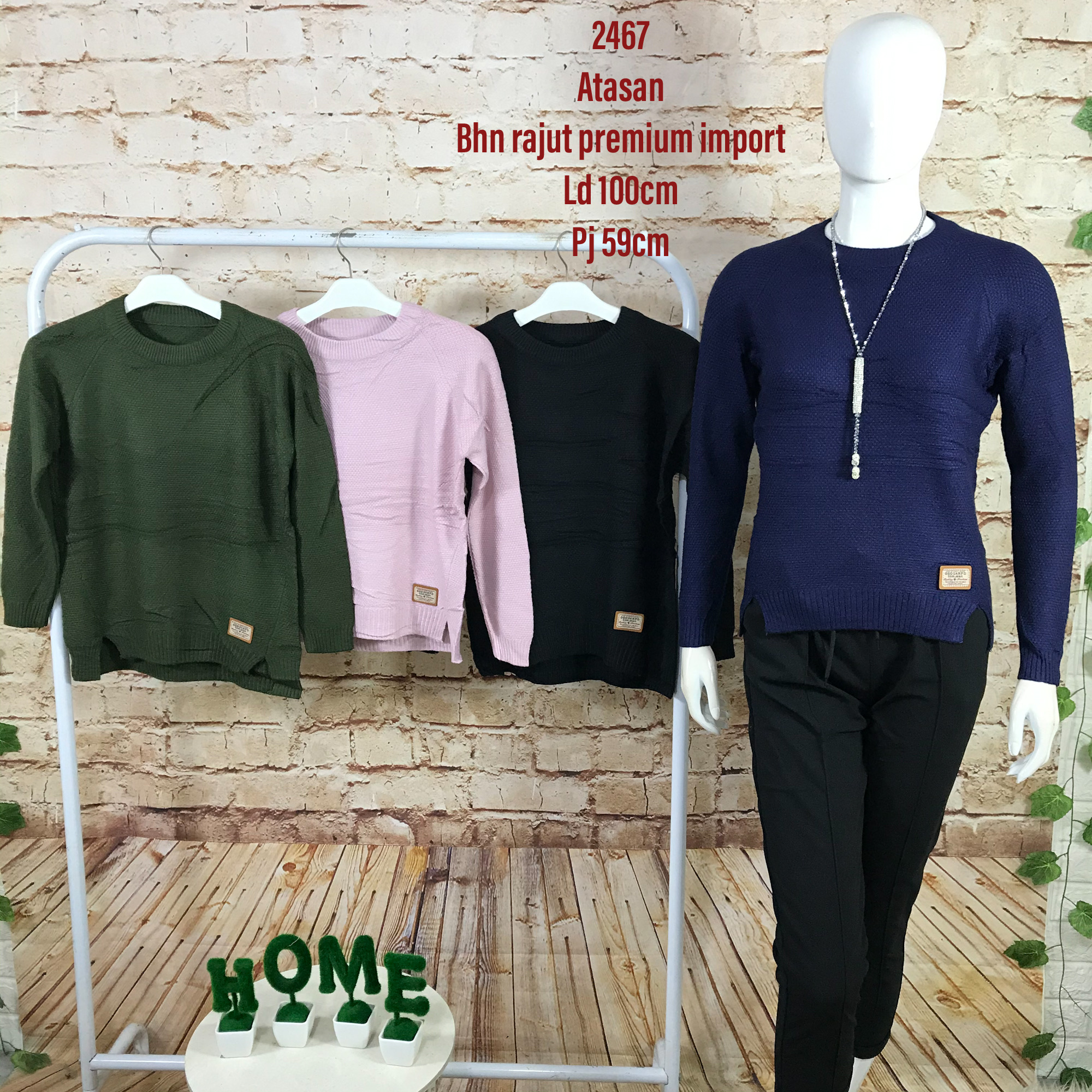acc2467 atasan rajut premium import acc2467 atasan rajut premium import