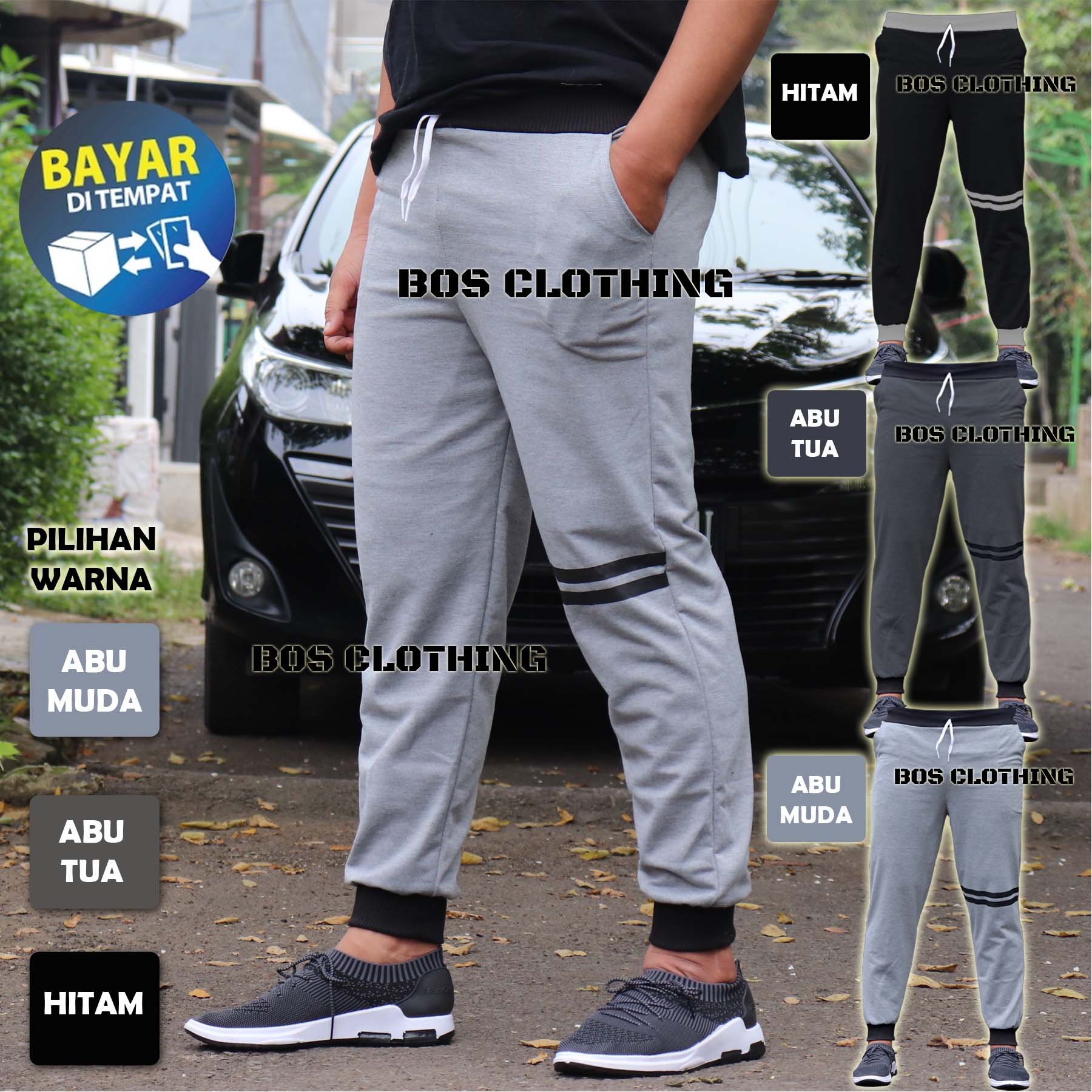 Celana Joger List Pria Wanita Babby Terry / Celana Training Rib / Celana Olah Raga Pria Wanita (Ukuran Standar dan Jumbo) Celana Joger List Pria Wanita Babby Terry / Celana Training Rib / Celana Olah Raga Pria Wanita (Ukuran Standar dan Jumbo)