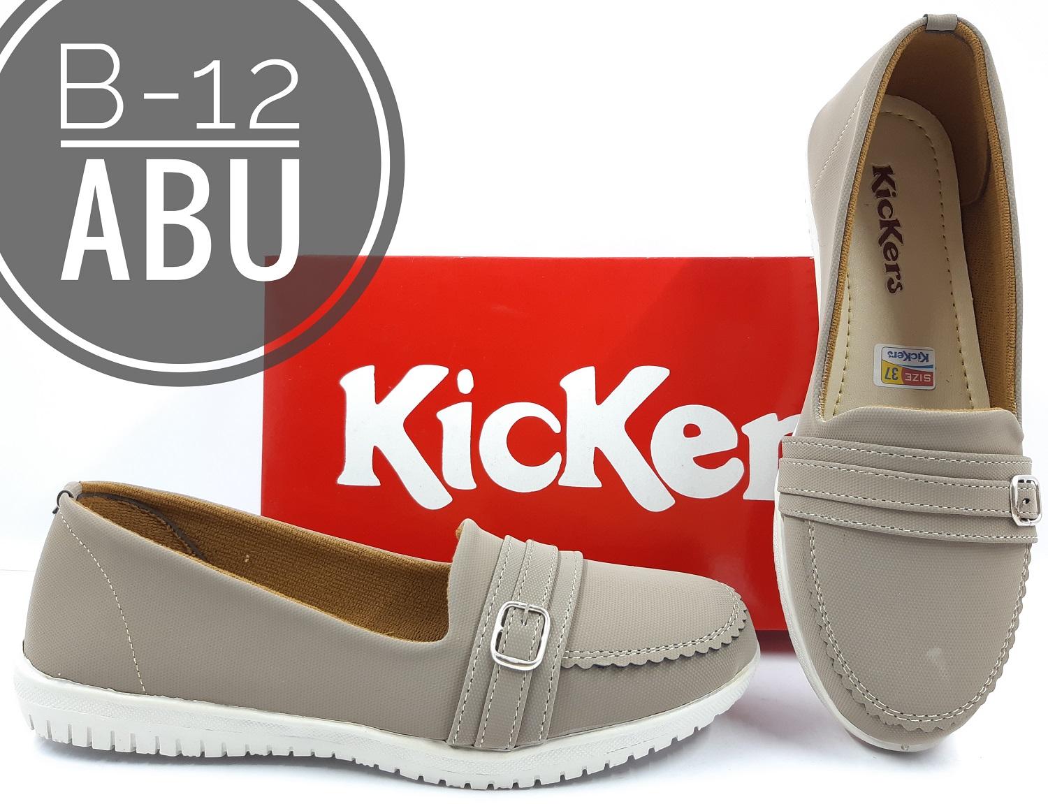 Fashion sepatu Sandal Wanita Flatshoes Kickers Kode B-12 Fashion sepatu Sandal Wanita Flatshoes Kickers Kode B-12