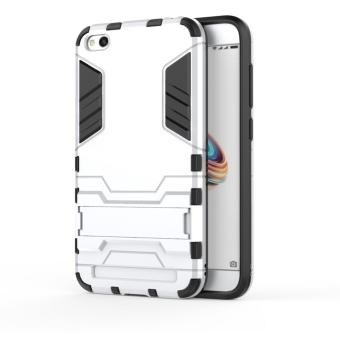 Case Hard Armor Robot Transformer Iron Man Hybrid for Xiaomi Redmi 5A - Silver