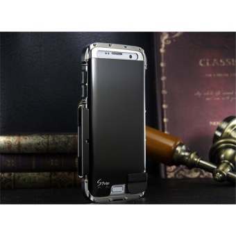 Clear View Cover Case untuk Samsung Galaxy A9 Pro (Perak)-Intl