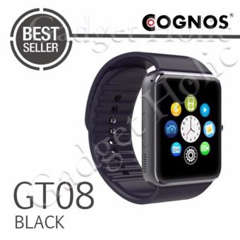 Onix Cognos Jam Tangan Pria - Strap Rubber - Smartwatch GT08 - Hitam