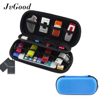JvGood Multifungsi Besar Kemampuan USB Flash Drive Hard Case Bag Travel Organizer For U Disk USB