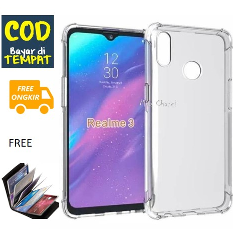 Anti crack softcase for REALME C3 Clear Softcase Bening Anti Shock ShockProof TPU Jelly Silicone Backcase Back Cover / Casing HP For REALME C3 - Bening FREE DOMPET KARTU Anti crack softcase for REALME C3 Clear Softcase Bening Anti Shock ShockProof TPU Jelly Silicone Backcase Back Cover / Casing HP For REALME C3 - Bening FREE DOMPET KARTU