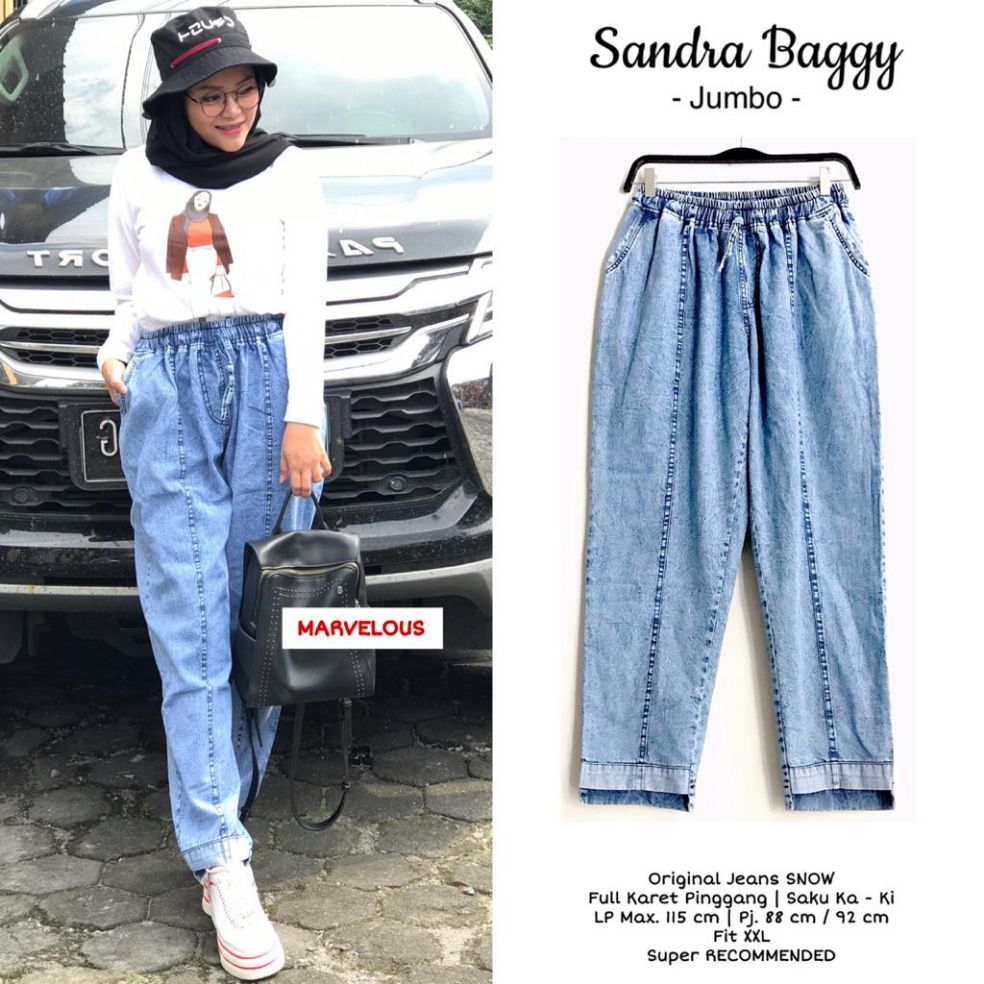 CELANA BAGGY SANDRA JUMBO JEANS CELANA BAGGY SANDRA JUMBO JEANS