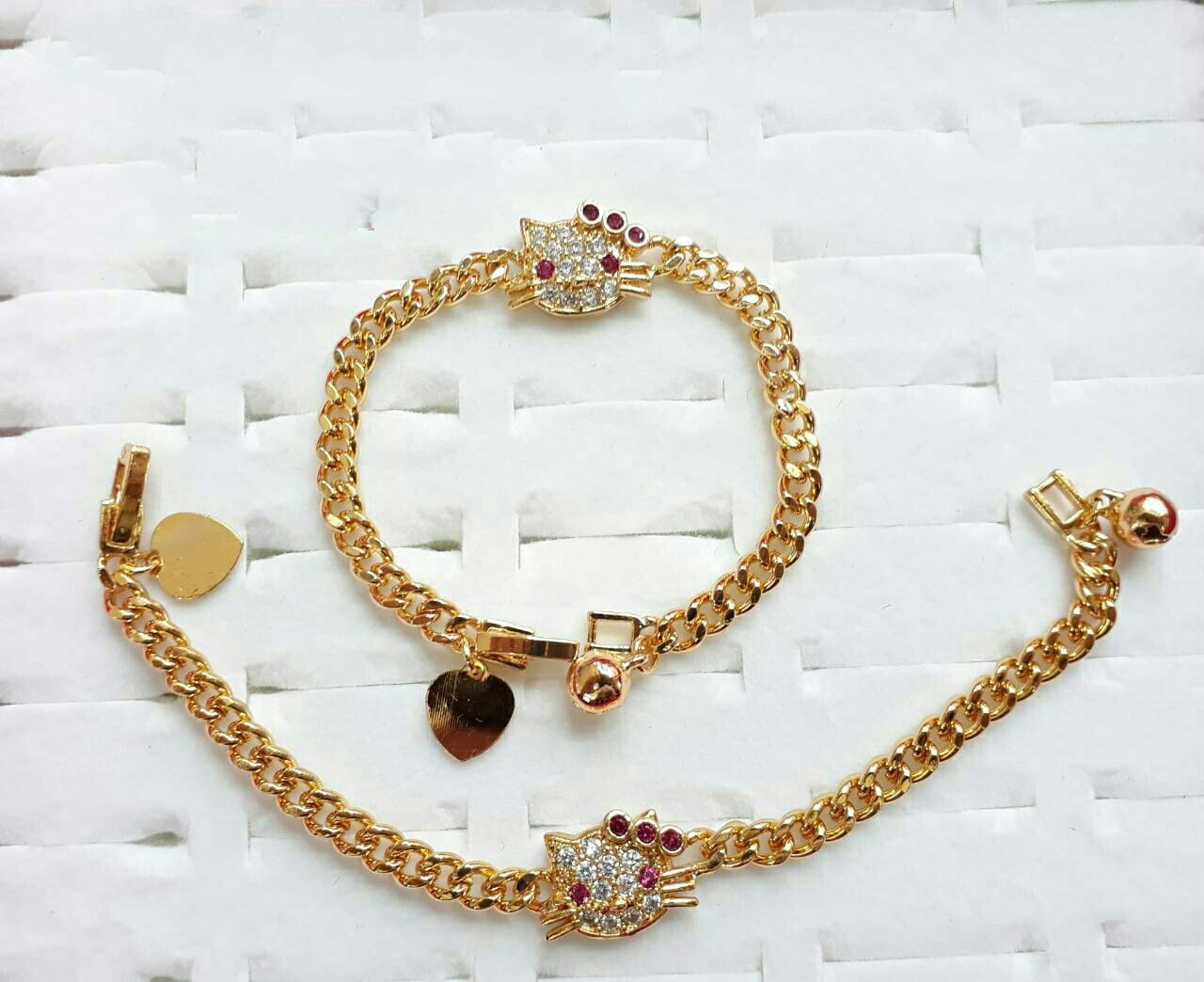 Gelang rantai tangan anak xuping hello kity Gelang rantai tangan anak xuping hello kity