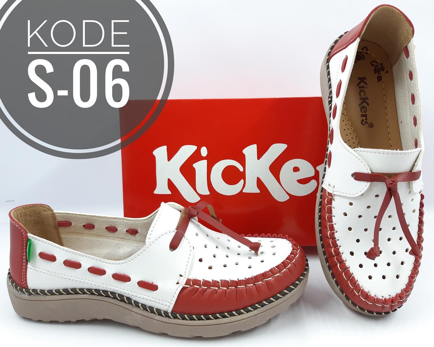 Fashion Sepatu Sandal Wanita Flatshoes Kickers Kode S-06 Fashion Sepatu Sandal Wanita Flatshoes Kickers Kode S-06