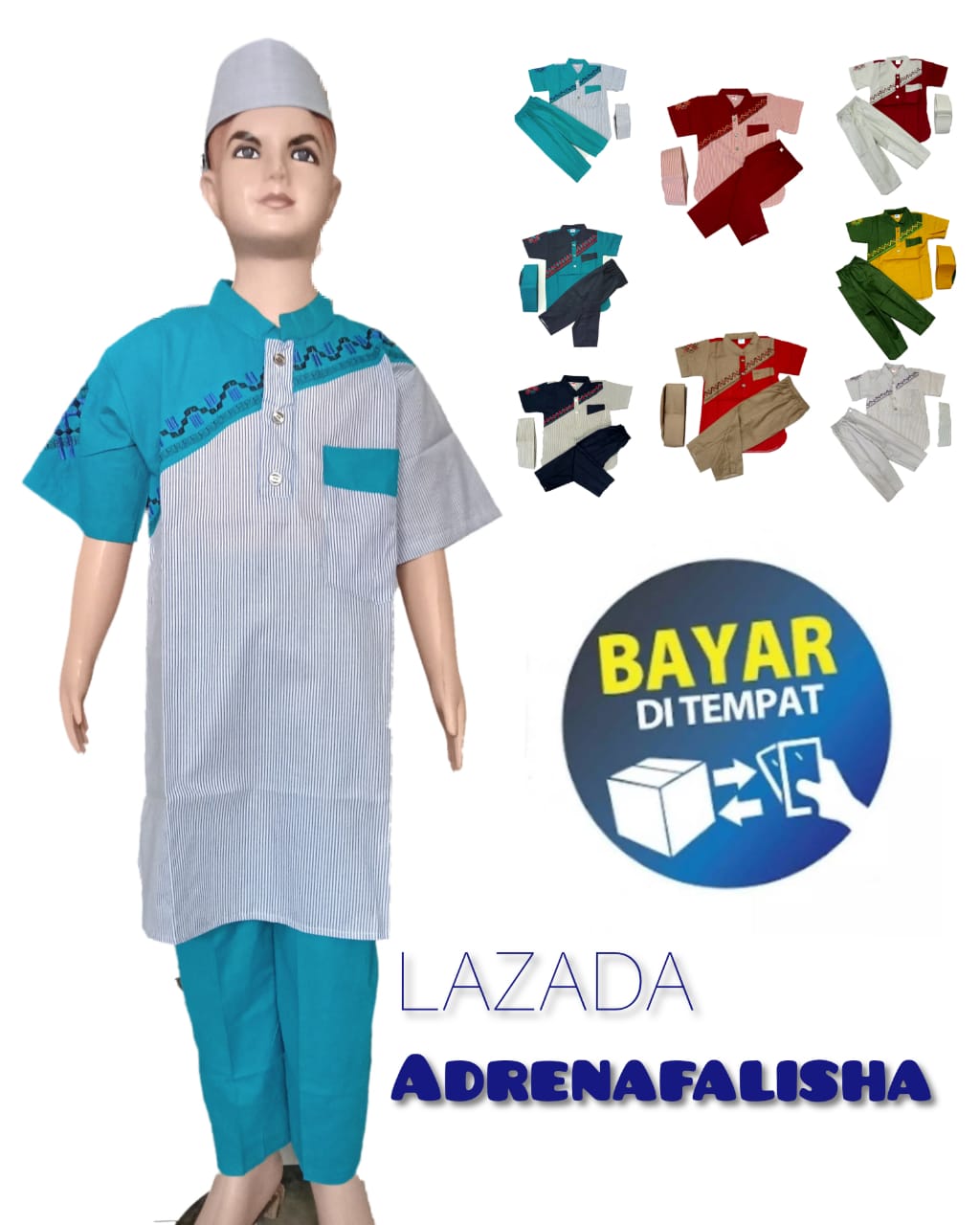 BAJU KOKO ANAK TURKI BAJU MUSLIM ANAK LAKI 2-12 TAHUN BAJU KOKO ANAK TURKI BAJU MUSLIM ANAK LAKI 2-12 TAHUN