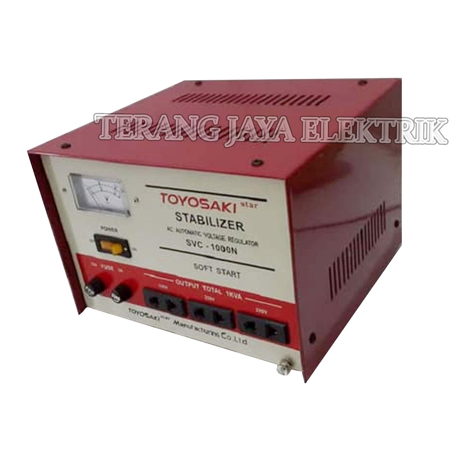 STABILIZER TOYOSAKI SVC-1000N 1000watt /1000W STABILIZER TOYOSAKI SVC-1000N 1000watt /1000W