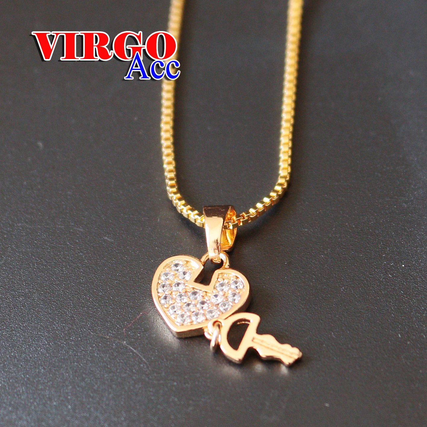 COD Kalung Liontin Wanita Terbaru Love Kunci Anti Karat Gold Dan Luntur Hot COD Kalung Liontin Wanita Terbaru Love Kunci Anti Karat Gold Dan Luntur Hot