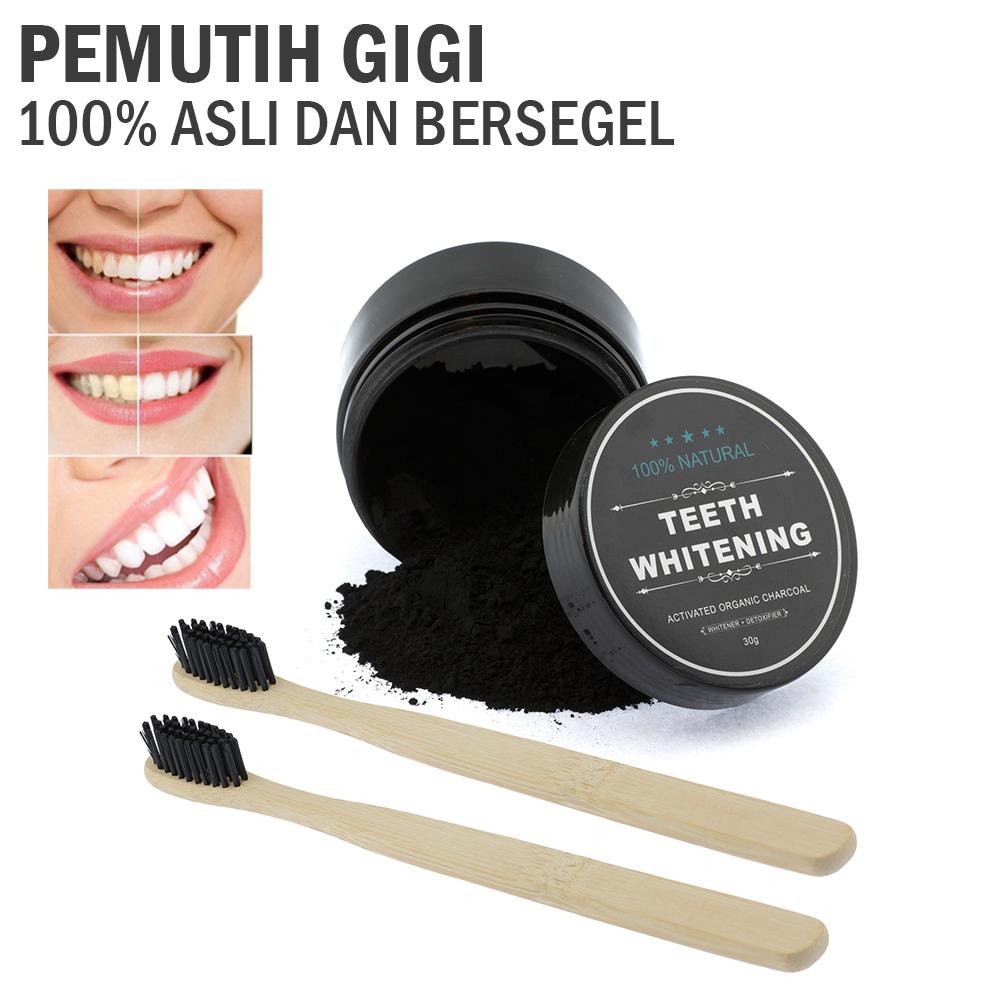 Interesting Pemutih Gigi Alami Teeth Whitening Charcoal Powder 30gr Interesting Pemutih Gigi Alami Teeth Whitening Charcoal Powder 30gr