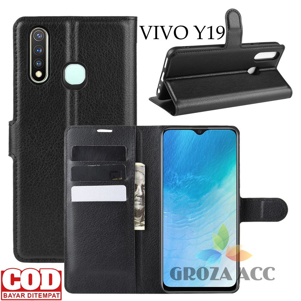 SARUNG BUKU FLIP UNTUK VIVO Y19 - LEATHER CASE FLIP- WALLET CASE FLIP VIVO Y19 - CASING DOMPET-SARUNG BUKU HP SARUNG BUKU FLIP UNTUK VIVO Y19 - LEATHER CASE FLIP- WALLET CASE FLIP VIVO Y19 - CASING DOMPET-SARUNG BUKU HP