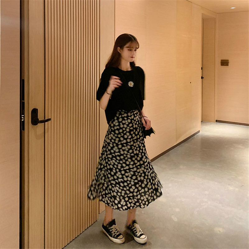Rok korea 👗Rok bunga aster🌼rok wanita panjang dress wanita Rok korea 👗Rok bunga aster🌼rok wanita panjang dress wanita
