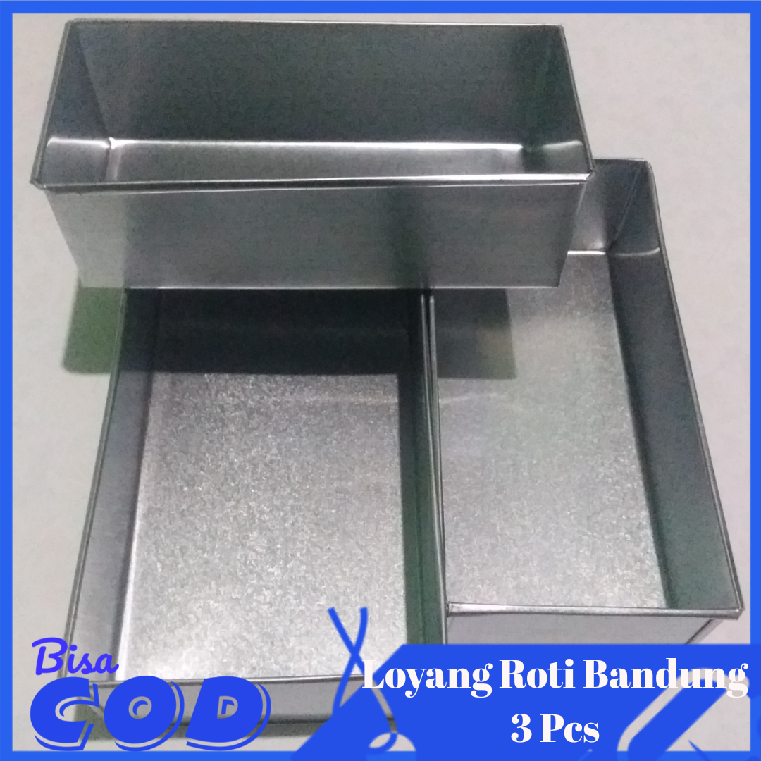 Loyang Roti Tawar Murah 3 pcs / Loyang Roti Bandung / Loyang Kue Loyang Roti Tawar Murah 3 pcs / Loyang Roti Bandung / Loyang Kue